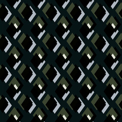Abstract geometric seamless pattern. Fashion print for fabric with diamonds