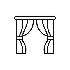 curtain for website graphic resource, presentation, symbol