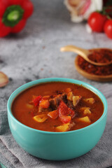 Traditional Hungarian meat stew - Goulash