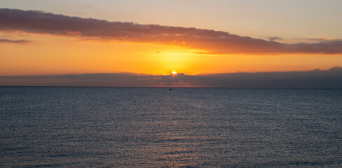 Amanecer en la playa