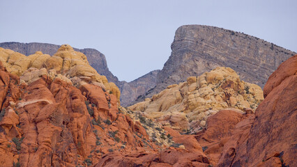 Mountains from Red Rock Canyon Nevada