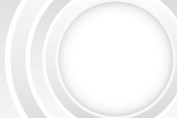 Abstract white and gray color, modern design background with geometric shape. Vector illustration.	
