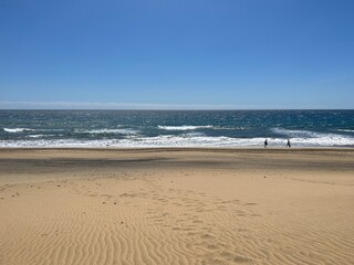 Maspalomas Beach on the island of Gran Canaria