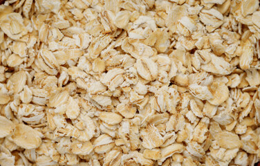 Оatmeal texture background. High quality photo