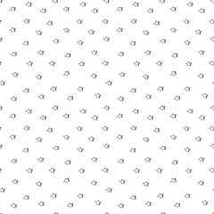 Abstract seamless pattern with dodle stars for space backgound, birthday baby shower textile