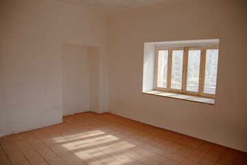 empty room with window