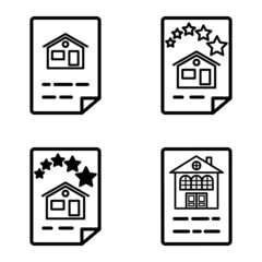 Docs1-2 Flat Icon Set Isolated On White Background