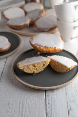 Pastry on a coffee table