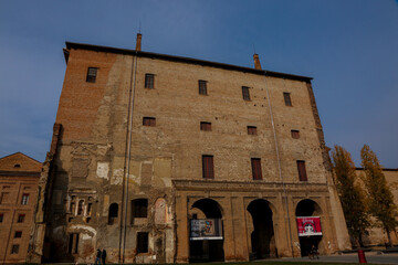Fototapeta premium Palazzo della Pilotta, Pilotta Palace, is a vast complex of buildings housing the Farnese Theater and the National Gallery.
