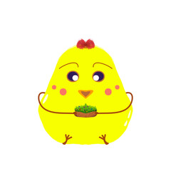 Little easter chick
