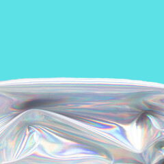 Holographic abstract soft pastel colors backdrop. Trendy vaporwave gradient.	
