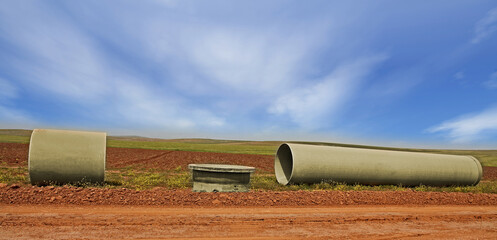 Large diameter water supply pipes