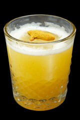 cocktail on a black background