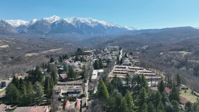 Amatrice, i resti del centro storico a 6 anni dal terremoto.
Vista aerea delle macerie di Amatrice nel 2022.