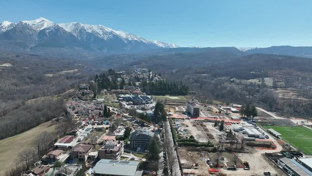 Amatrice, i resti del centro storico a 6 anni dal terremoto.
Vista aerea delle macerie di Amatrice nel 2022.