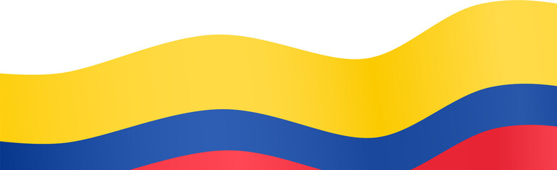 Colombia flag isolated  on png or transparent background,Symbol of Colombia,template for banner,card,advertising ,promote,and business matching country poster, vector illustration