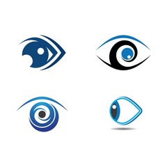 Eye Care vector logo design
