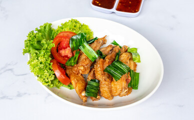 Mixed Thai Pork, Chicken and Seafood Dishes
