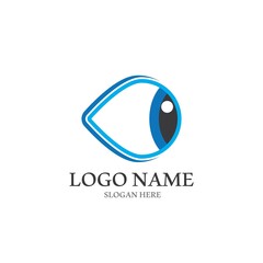 Eye Care vector logo design