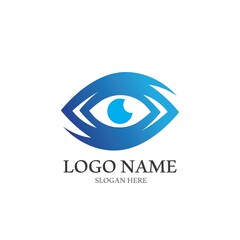 Obraz premium Eye Care vector logo design