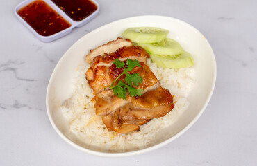 Mixed Thai Pork, Chicken and Seafood Dishes