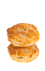 puff pastry isolated