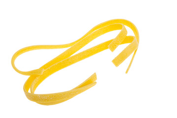 Naklejka premium egg noodles isolated