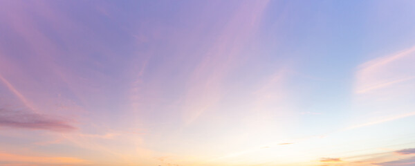 
sky panorama Natural colors Evening sky Shine new day for Heaven, The light from heaven from the...
