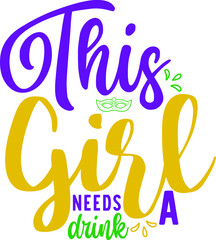 Mardi Gras Svg Design