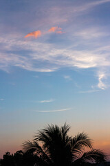 pastel sky and cloud