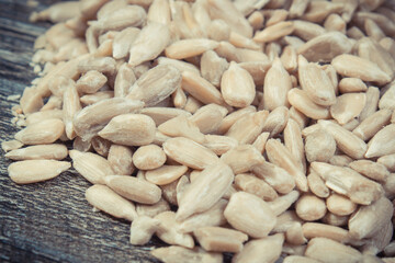 Fresh healthy sunflower as source vitamins and minerals. Nutritious eating