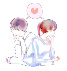 両片想いの男女