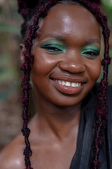 portrait of a young African woman