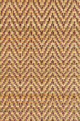 Woven wall Thai style pattern nature texture background. Basketry mat seamless pattern. top view.