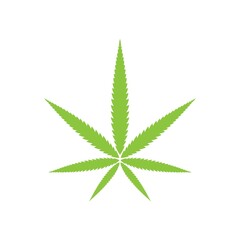 cannabis logo symbol icon design vector