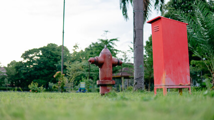 mailbox on the grass
