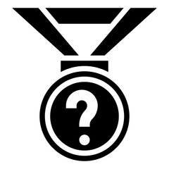 MEDAL glyph icon,linear,outline,graphic,illustration