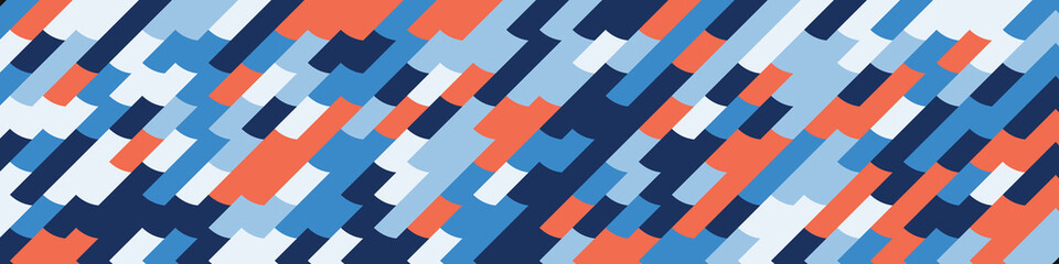 Fototapeta premium Abstract Geometric Pattern generative computational art illustration