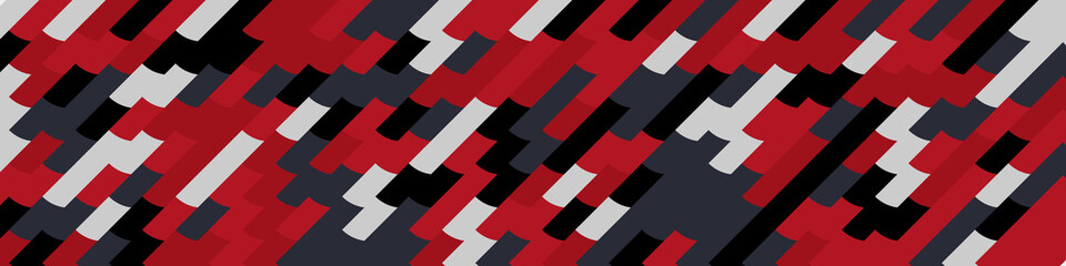 Fototapeta premium Abstract Geometric Pattern generative computational art illustration