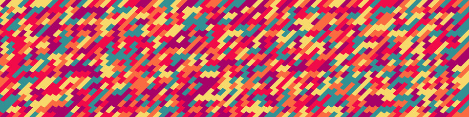 Abstract Geometric Pattern generative computational art illustration