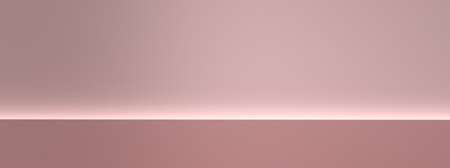 Abstract clean pink background 3d rendering .clear display
