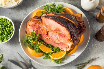 Homemade Easter Ham Dinner