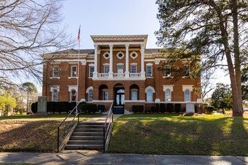 Covington County Courthouse in Collins, MS - obrazy, fototapety, plakaty