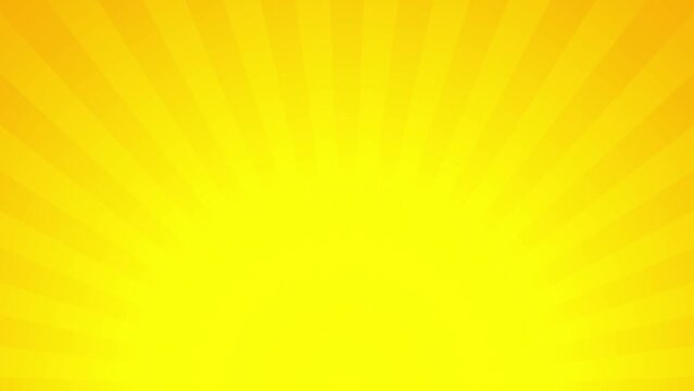 Video Hintergrund Nach Links Drehende Sonnenstrahlen Halbkreis Gelb Orange