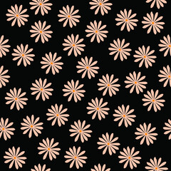 DAISY SEAMLESS PATTERN IN EDITABLE VECTOR FILE