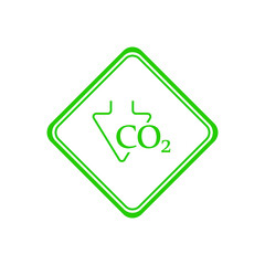 reducing CO2 emissions to stop climate change. green energy background	
