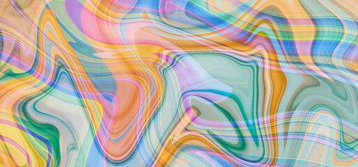Multicolored background from paints on liquid. colorful abstract background as marble stone pattern. Abstract colorful pastel with gradient multicolor toned textured background.