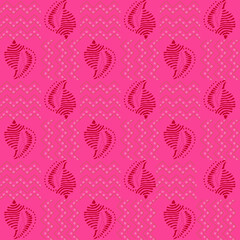SEA SHELL SEAMLESS PATTERN IN VECTOR FILE