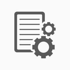 project management icon, management vector