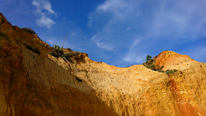 Felsformationen in Portugal an der Algarve